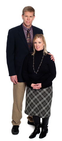 D. Matthew Hartwig (B.S.P. ’92), Lisa C. Hartwig (B.A.’90, M.A. ’98, School of Education)
